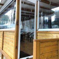 Fermeture de terrasse mobil home en camping