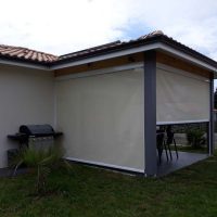 Fermeture de terrasse pour la protection solaire